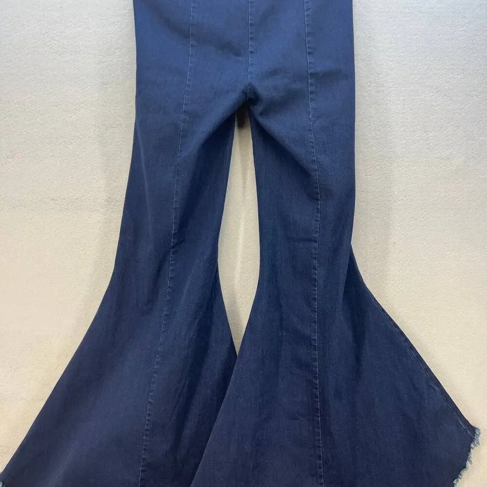 NWT Judy Blue Women's Super Flare Jeans Size 9/29 High Low Flare Side Zippers - Picture 10 of 16